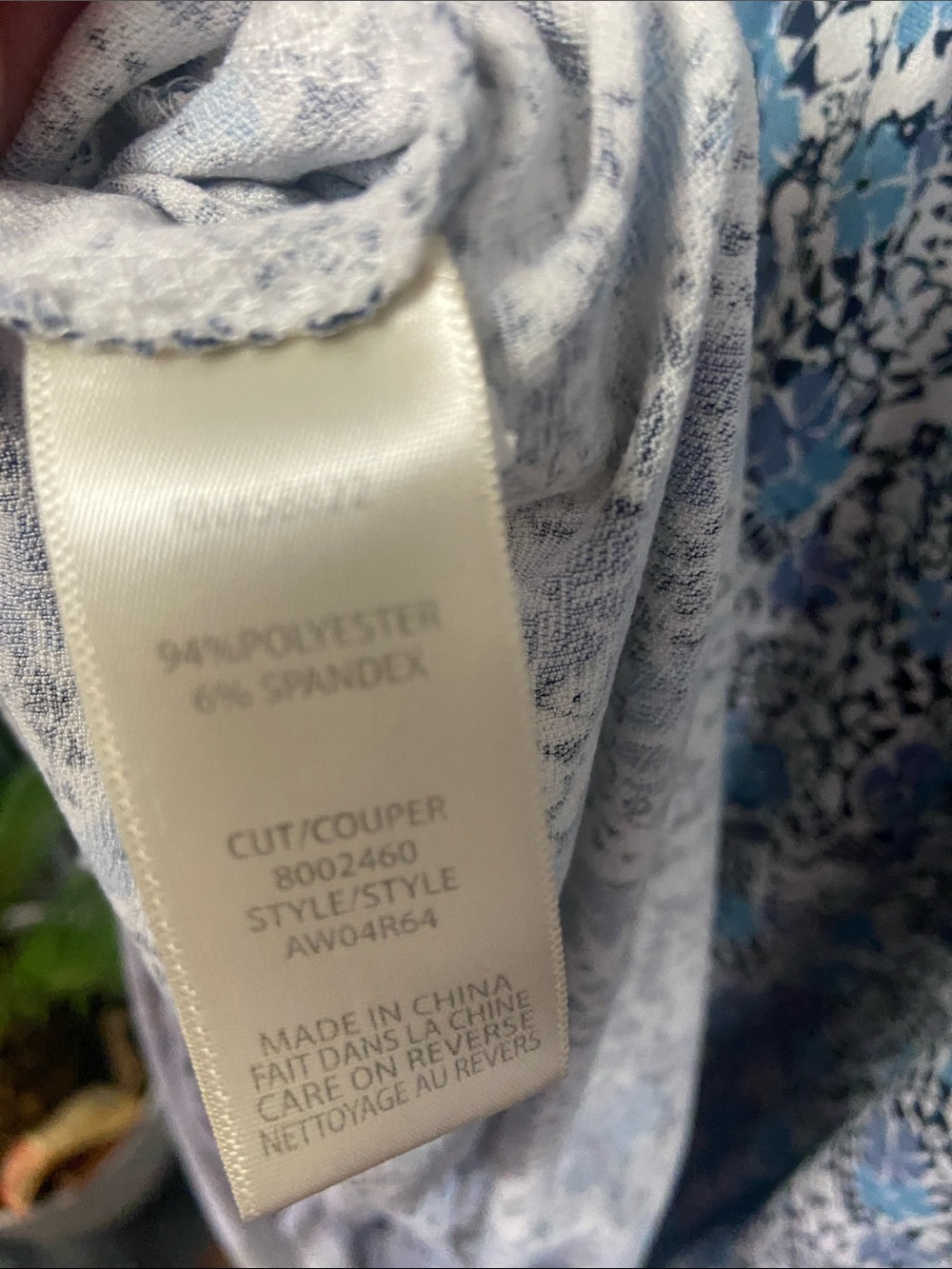 Cottage core, Max Studio Blue and White Floral Maxi Dress soze 3x - Picture 8 of 9